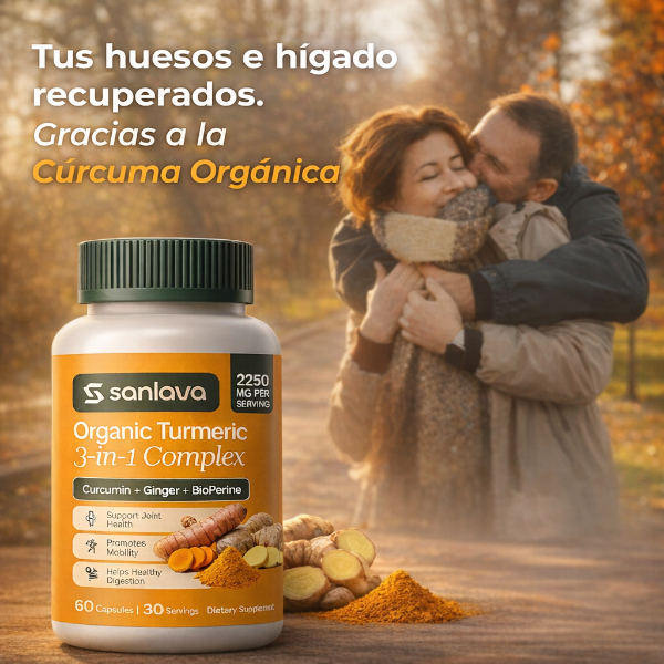 Cúrcuma orgánica l Equilibra la inflamación para ayudarte a recuperar la comodidad y la vitalidad